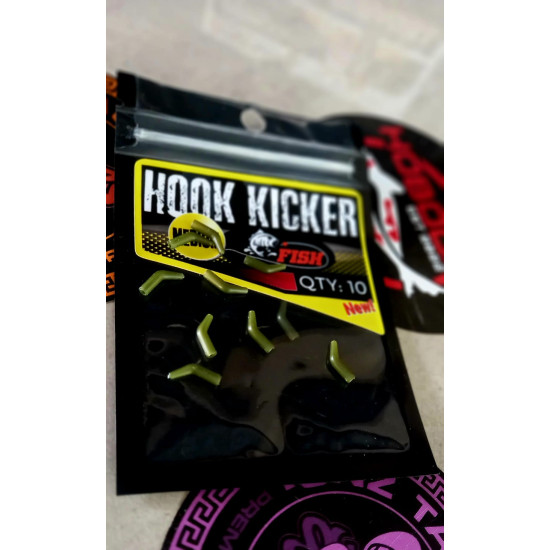 Fish Hook kicker medium green